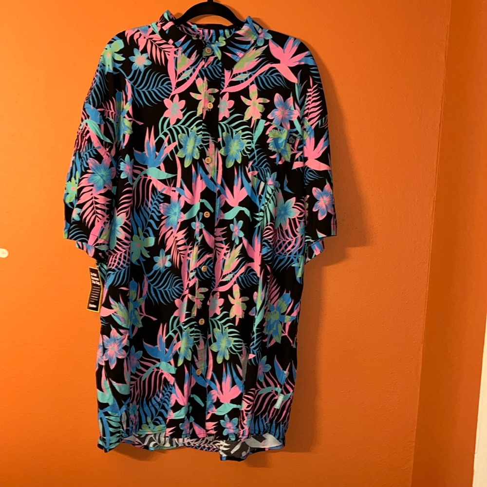 New Tipsyelves Button down Short 3xl Breeze Botanics Hawaiian Shirt Mens